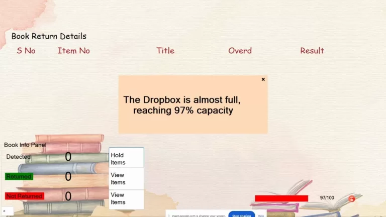 Book drop box-Bin full notification_2