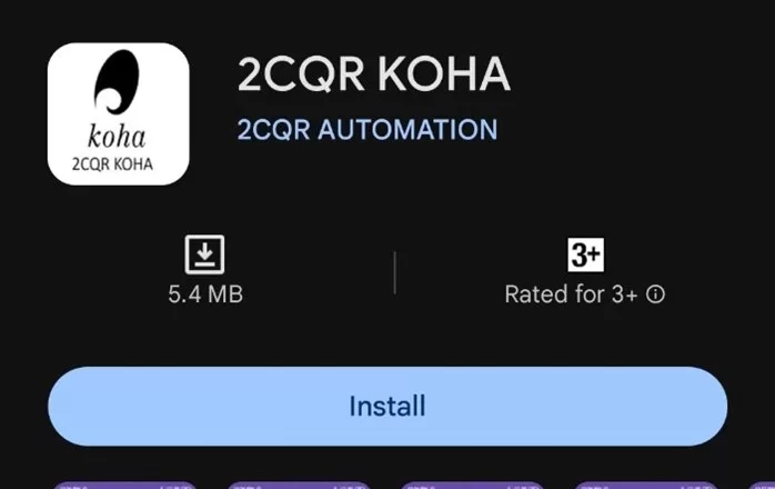 KOHA Mobile app in play store